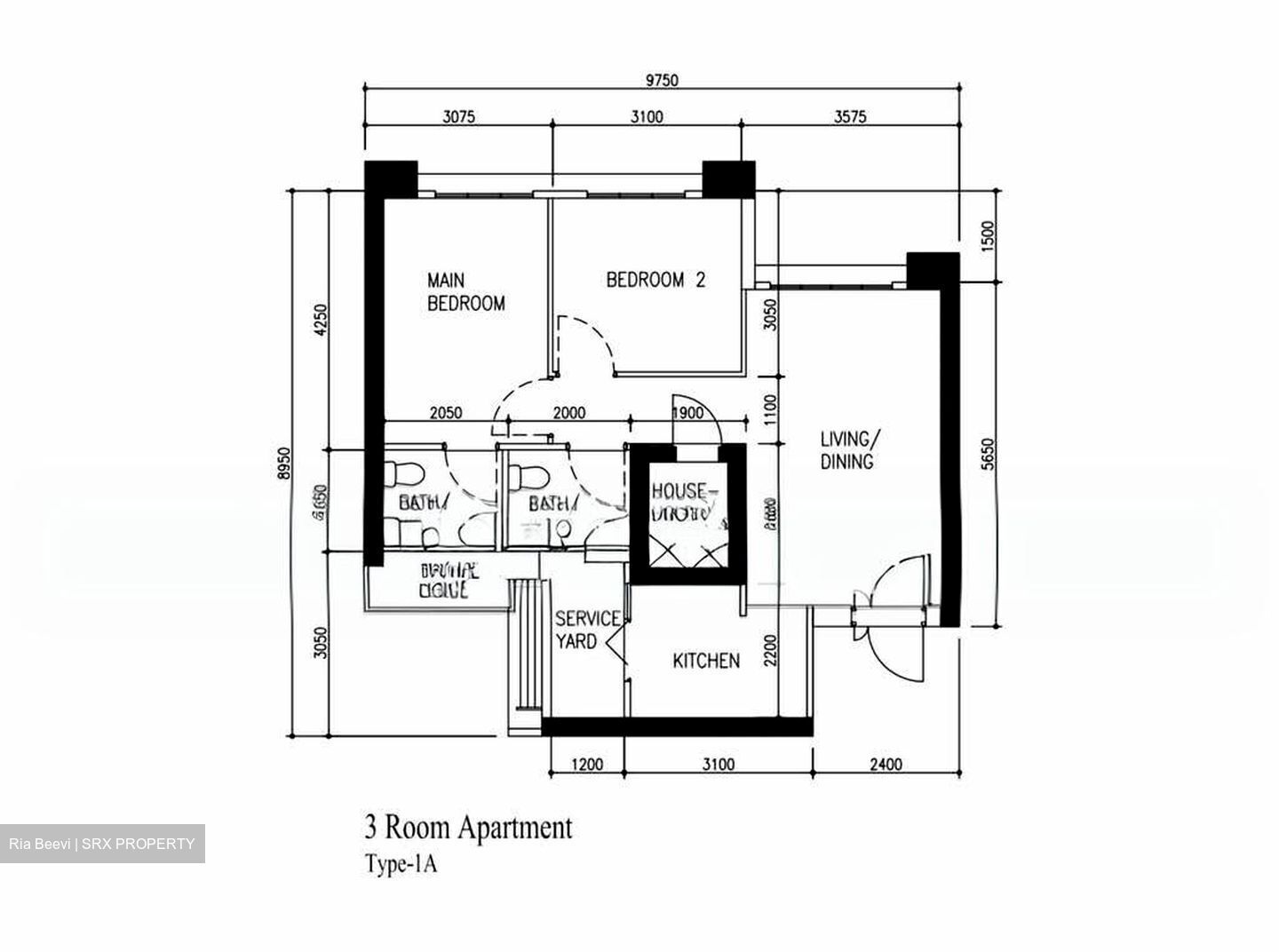 Blk 95A City Vue @henderson (Bukit Merah), HDB 3 Rooms #601582351
